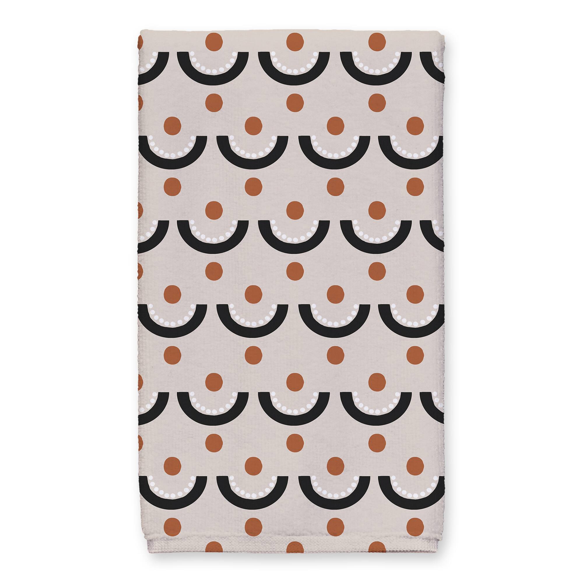 Circle Dot Pattern Tea Towel Set